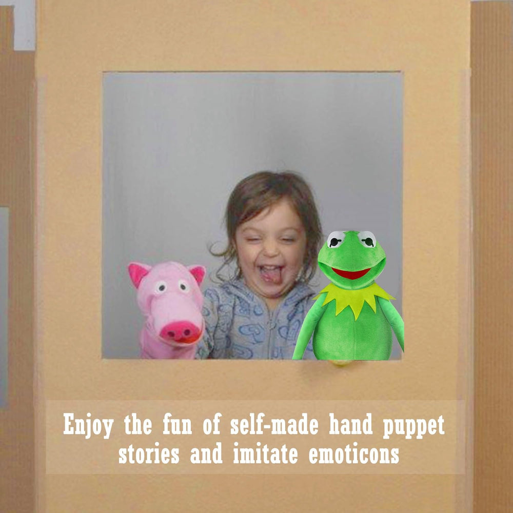 NICERINC Kermit Frog Puppet sparks imaginative play and storytelling sessions.