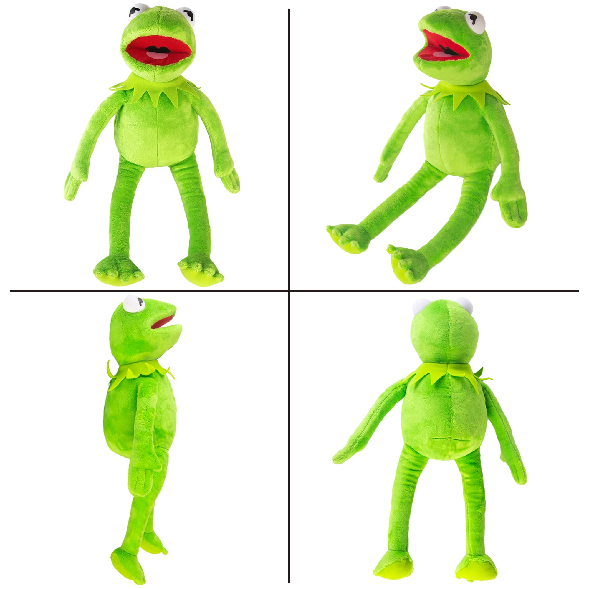 NICERINC Kermit The Frog Plush with detailed design capturing The Muppets vibe.