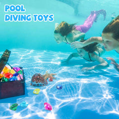 Niceup 26pcs big diving gems green – fresh decor for princess parties and games