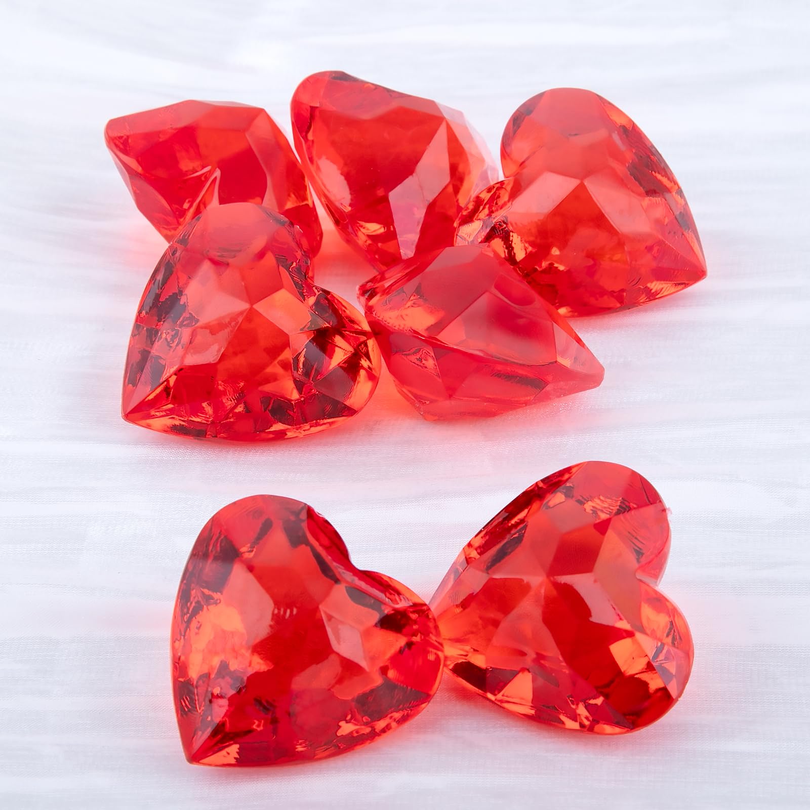 Niceup 30-pack acrylic diamonds, safe and durable for kids' activities.