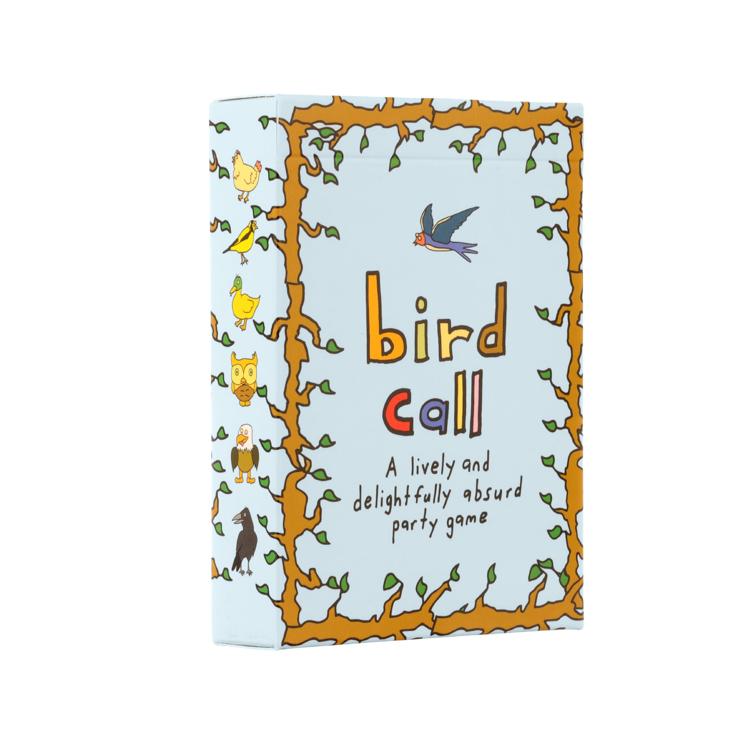 Niche Nation Games Bird Call box cover highlights quick family fun