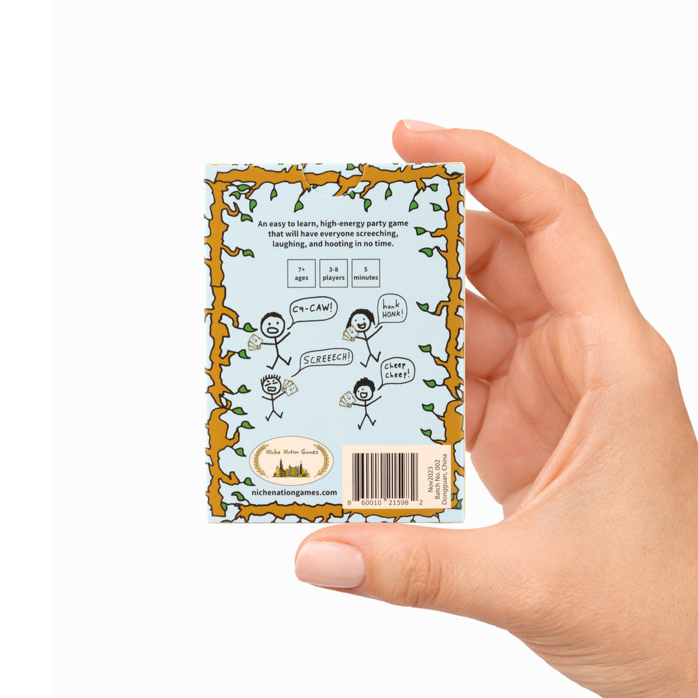 Bird Call family game night for 5-8 players and ages 7+