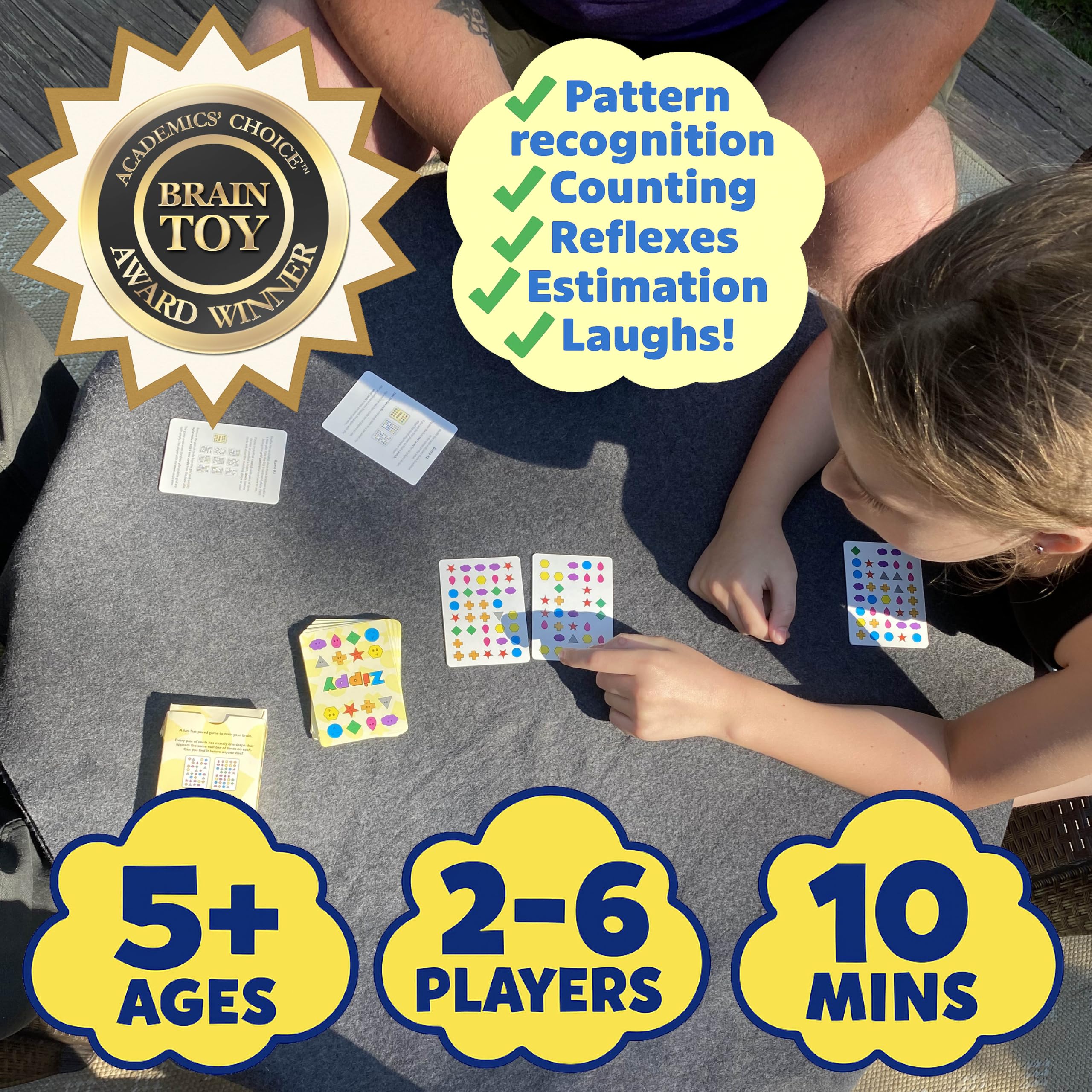 Niche Nation Games Zippy family-fun—great for family game nights and classrooms.