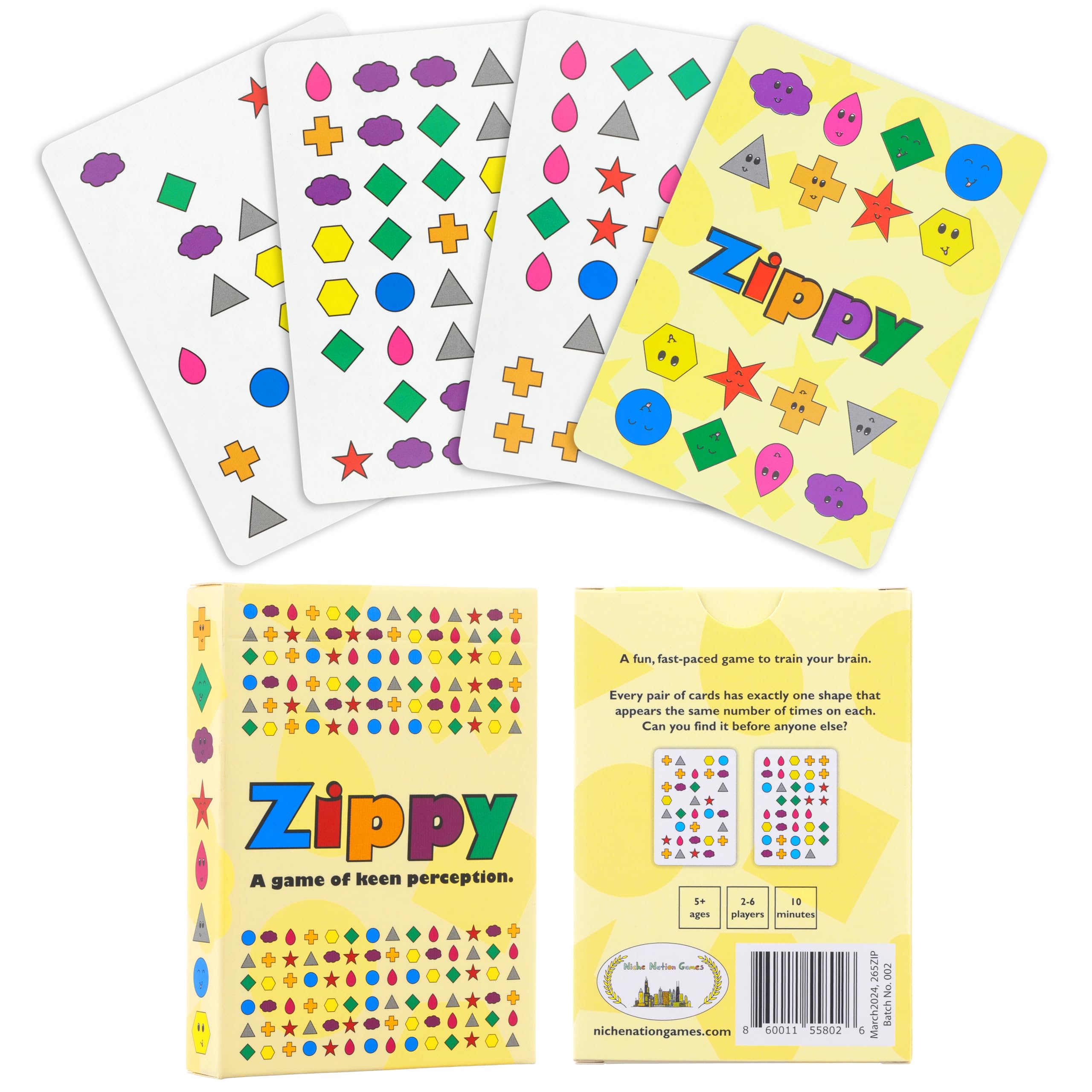Niche Nation Games Zippy portable-travel—take-and-play game for on-the-go challenges.