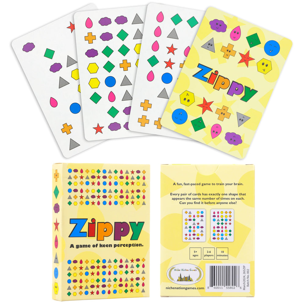 Niche Nation Games Zippy portable-travel—take-and-play game for on-the-go challenges.