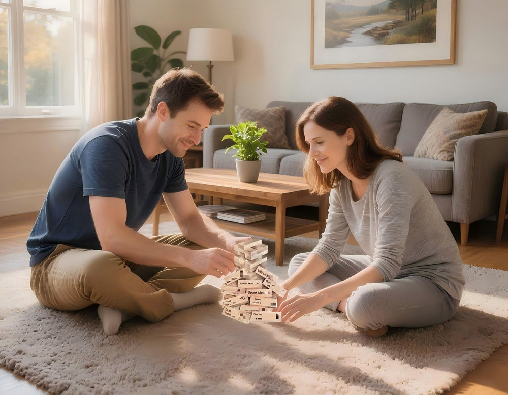 Nichety couple date night in action with compact stackable design.