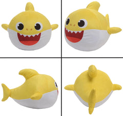Nickelodeon Baby Shark pillow embroidery details add color and texture