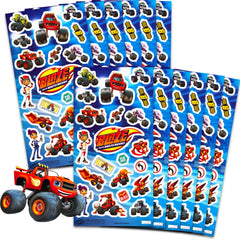 Nickelodeon Blaze sticker sheet – bright colors for party favors and crafts