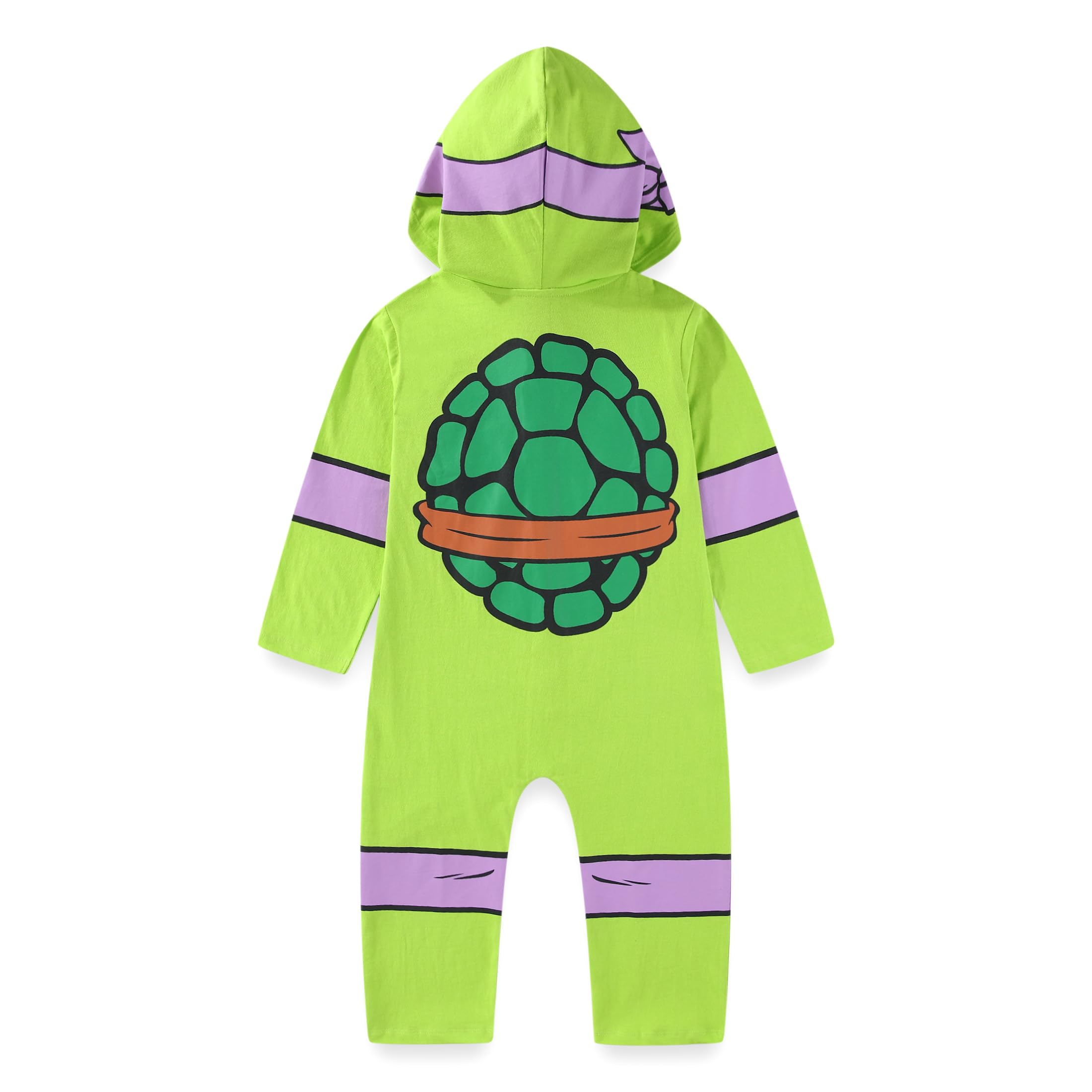 Nickelodeon Donatello hooded coverall hood detail for playful dress up