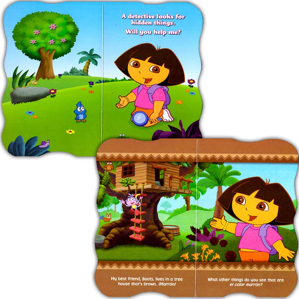 Dora The Explorer characters together to spark imaginative play and word recognition.
