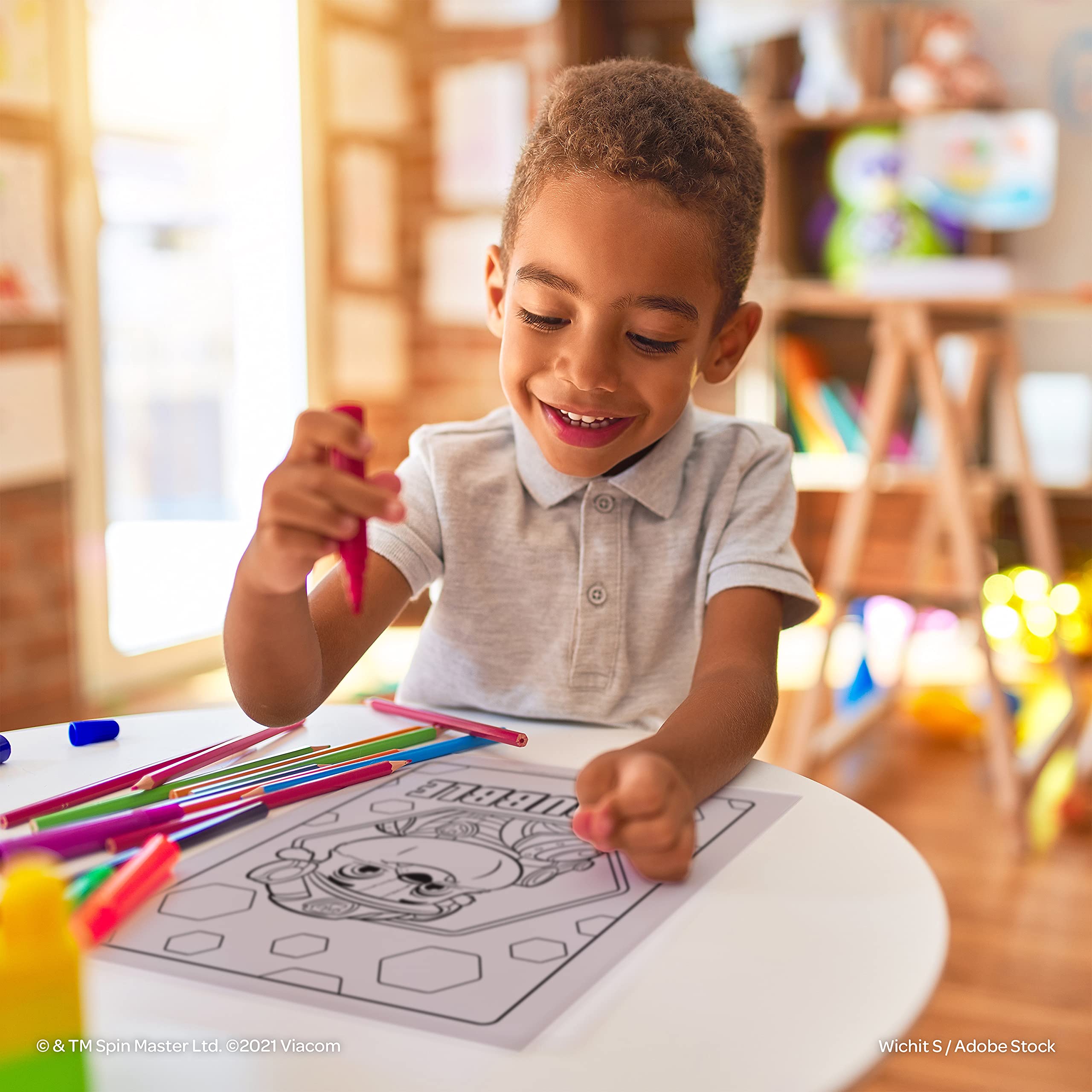 Nickelodeon PAW Patrol artwork showcases Marshall, Chase, Skye for engaging play.