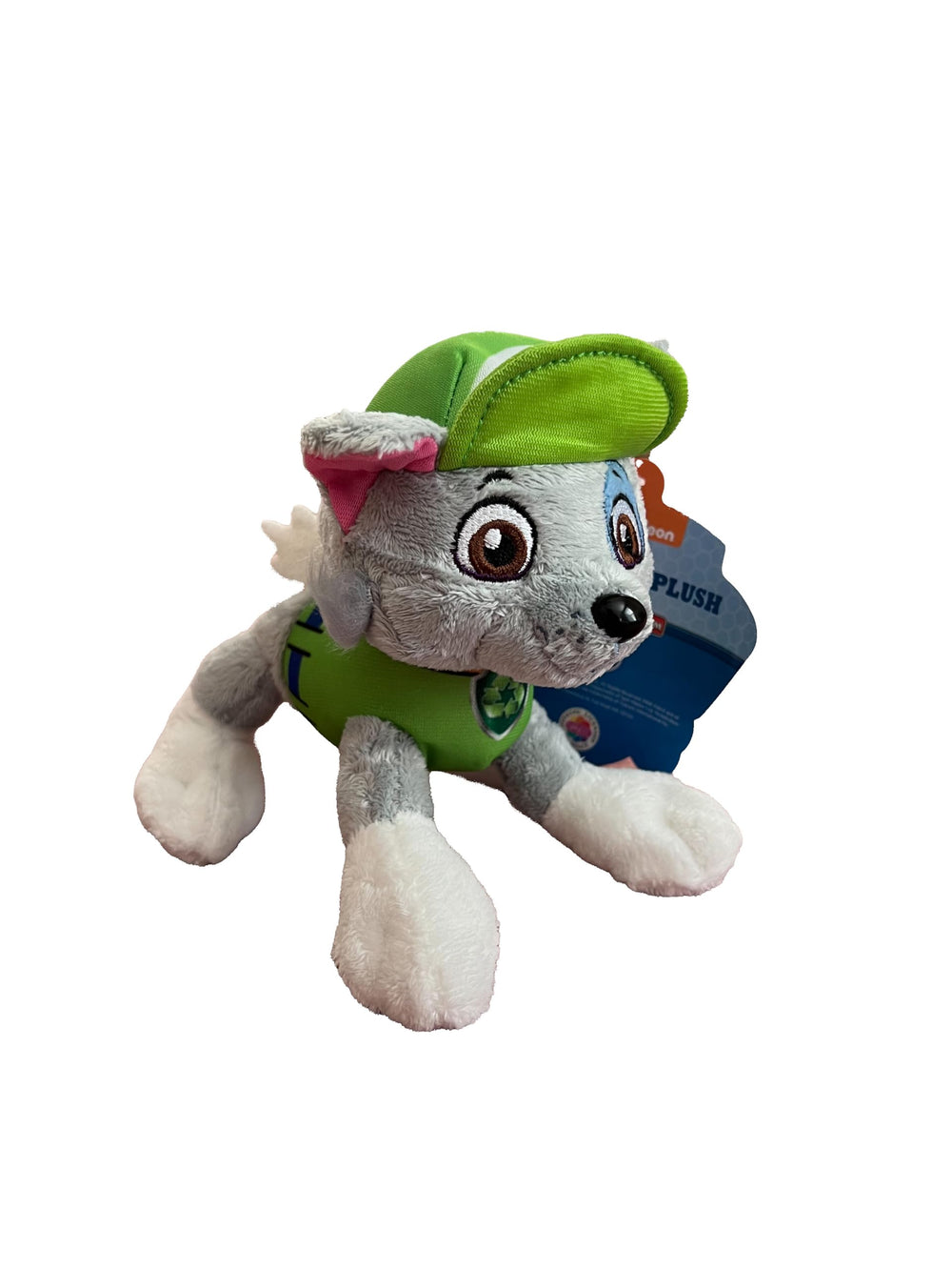 Nickelodeon Paw Patrol Rubble plush 6-inch great for construction-themed stories and emotional comfort