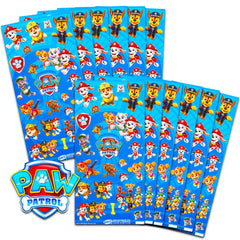 Nickelodeon Paw Patrol sticker sheet featuring Skye and Chase for party favors