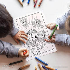 Nickelodeon PAW Patrol tracing sheets feature big bold outlines for easy tracing.