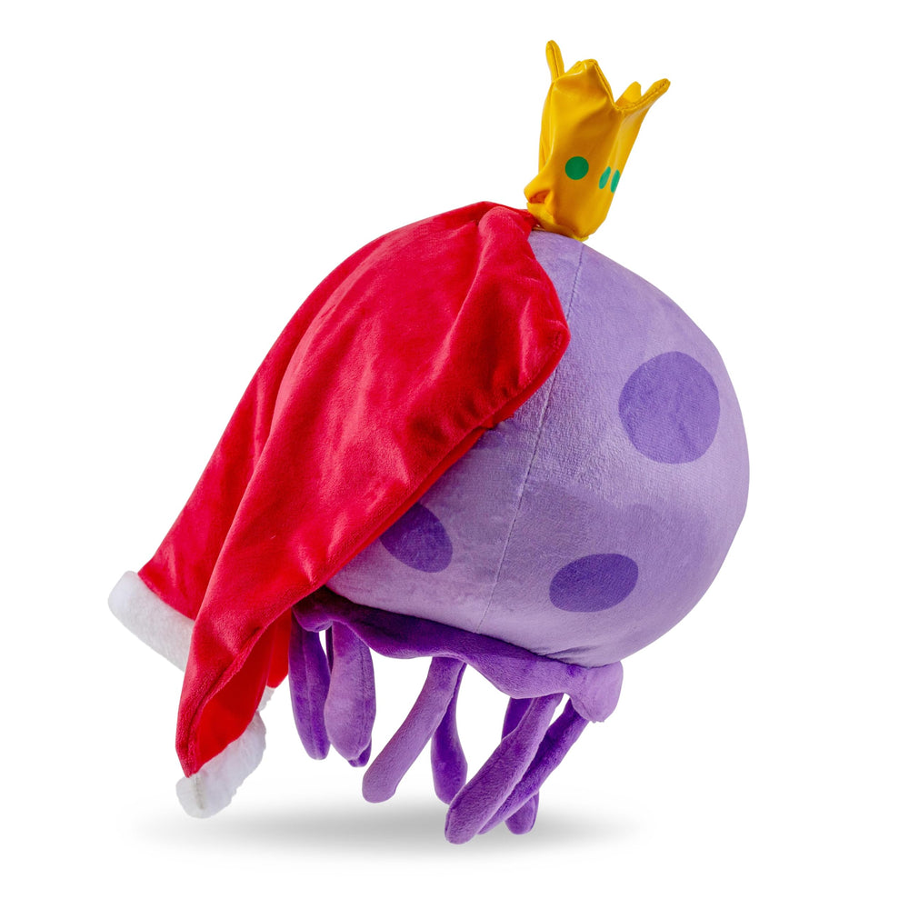 Nickelodeon SpongeBob King Jellyfish plush crown close-up, royal style for collectors