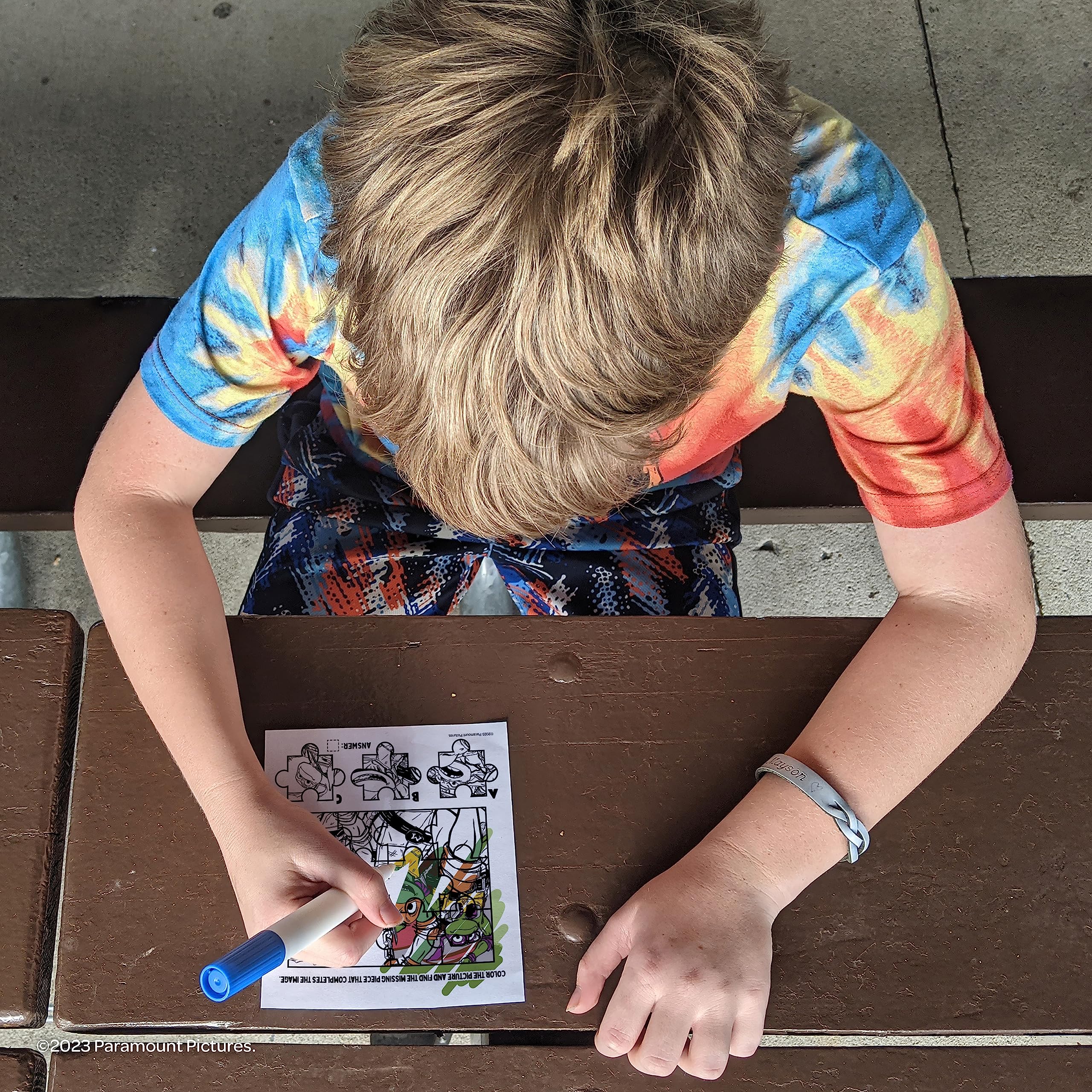 TMNT Imagine Ink characters Leonardo, Raphael, Donatello, Michelangelo invite imaginative play.