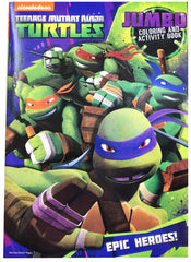 Nickelodeon TMNT draw-and-match activity page for early learning