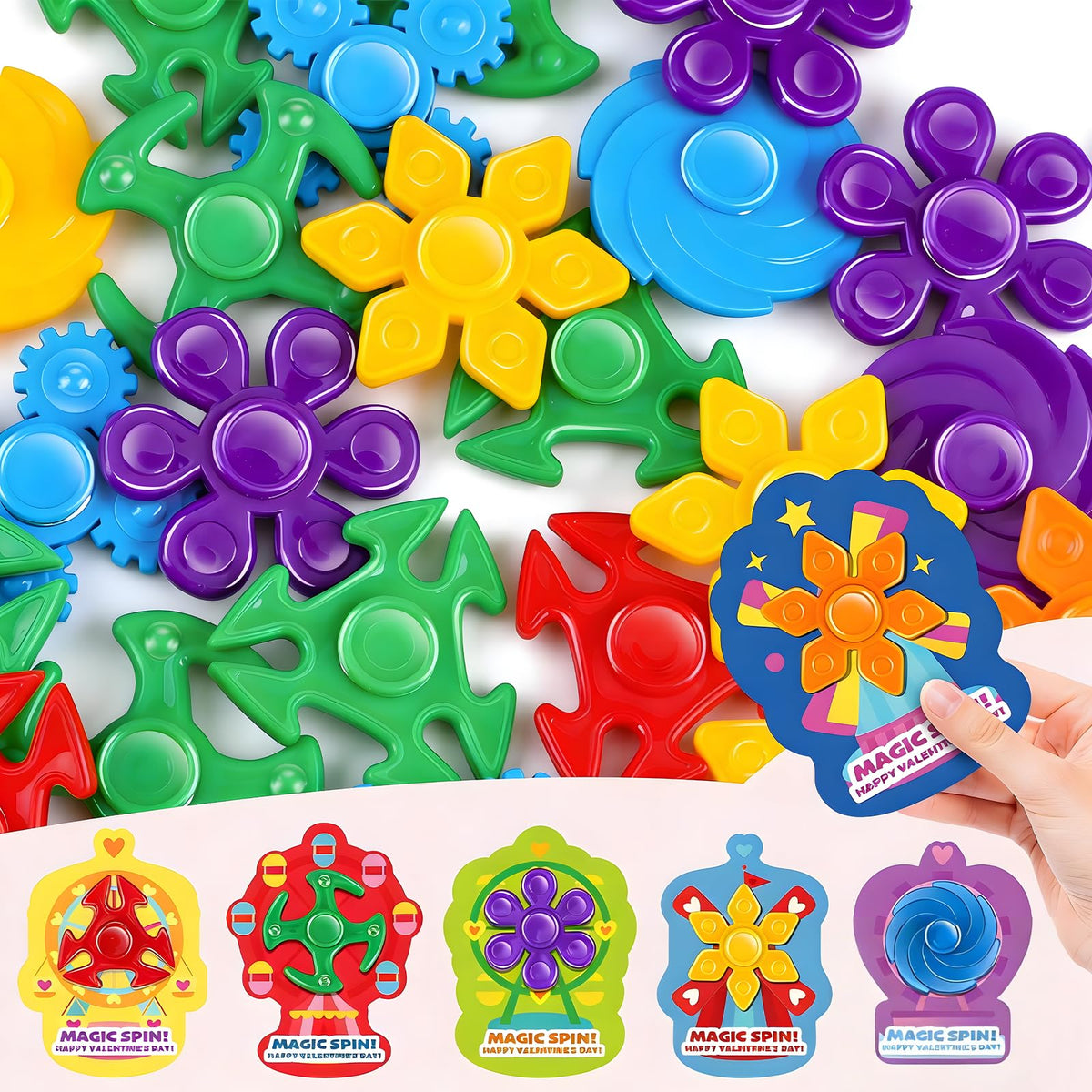 Nicknack ferris-wheel spinner set for classroom fun and focus.