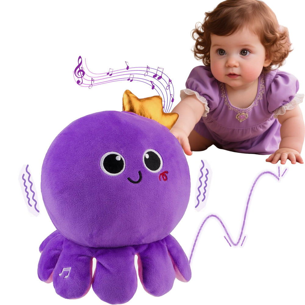 Nicknack octopus cover image highlights soft plush for safe tummy time play.