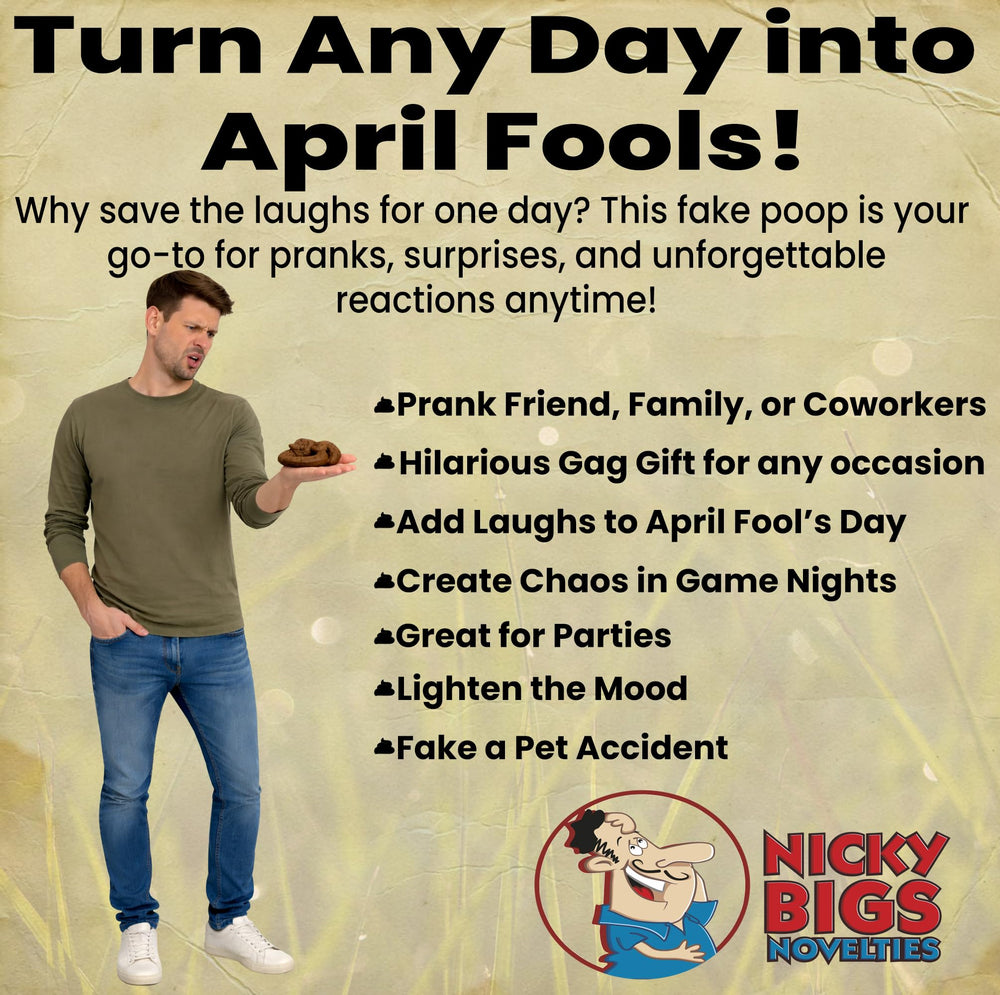 Nicky Bigs Novelties theater and film prop fake poop