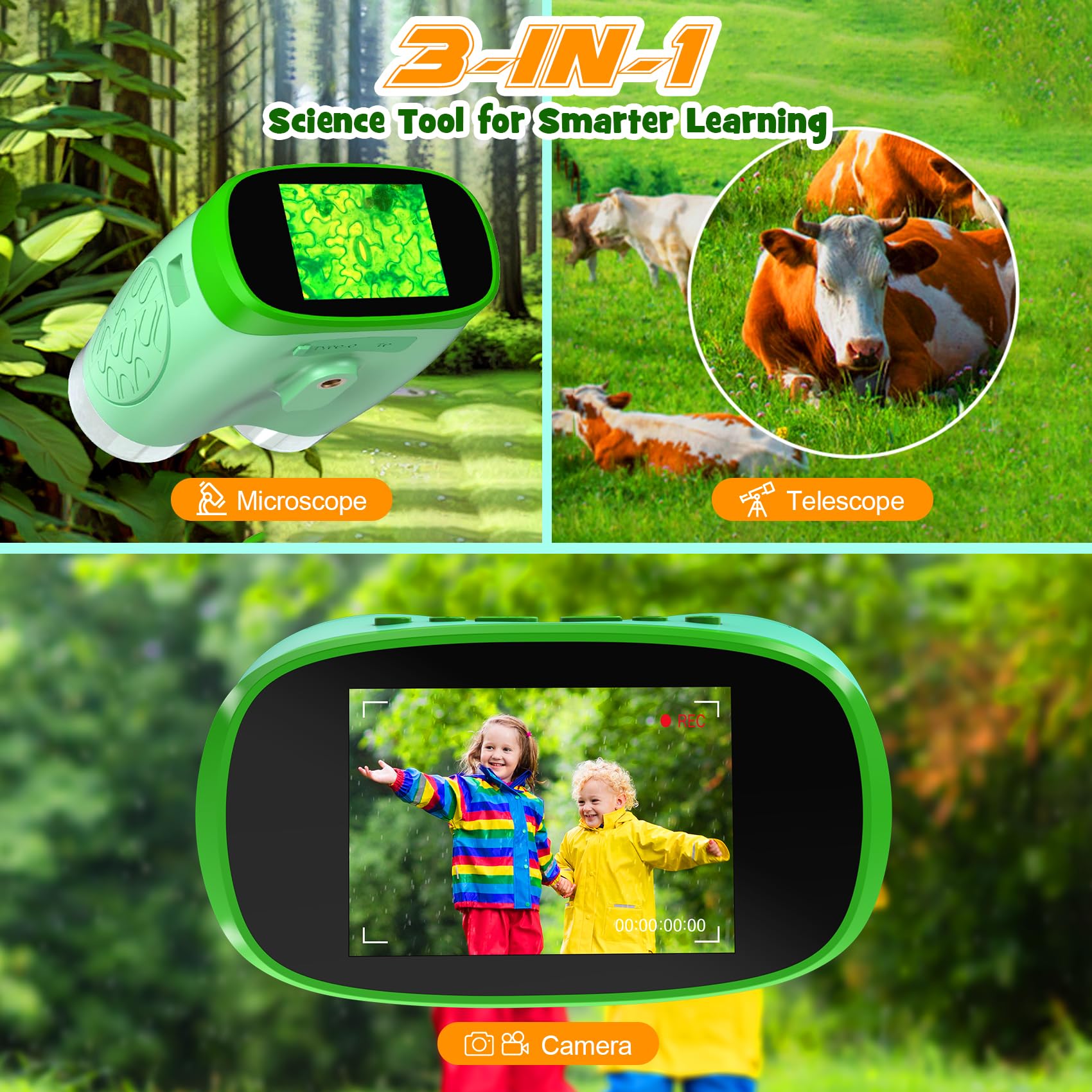 Nicmore 1000X 32GB storage to save discoveries and photos