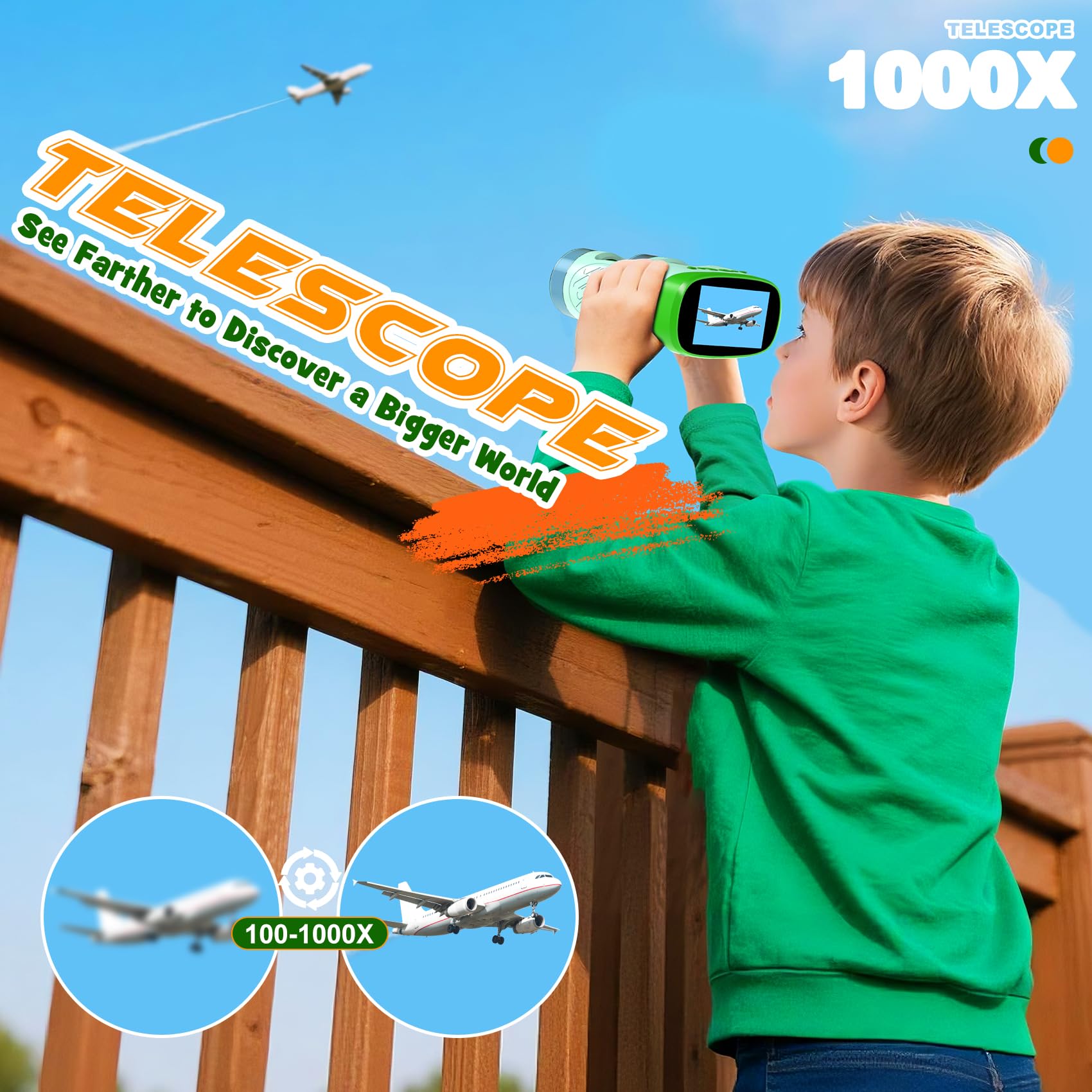 Nicmore 1000X rechargeable design for uninterrupted exploration