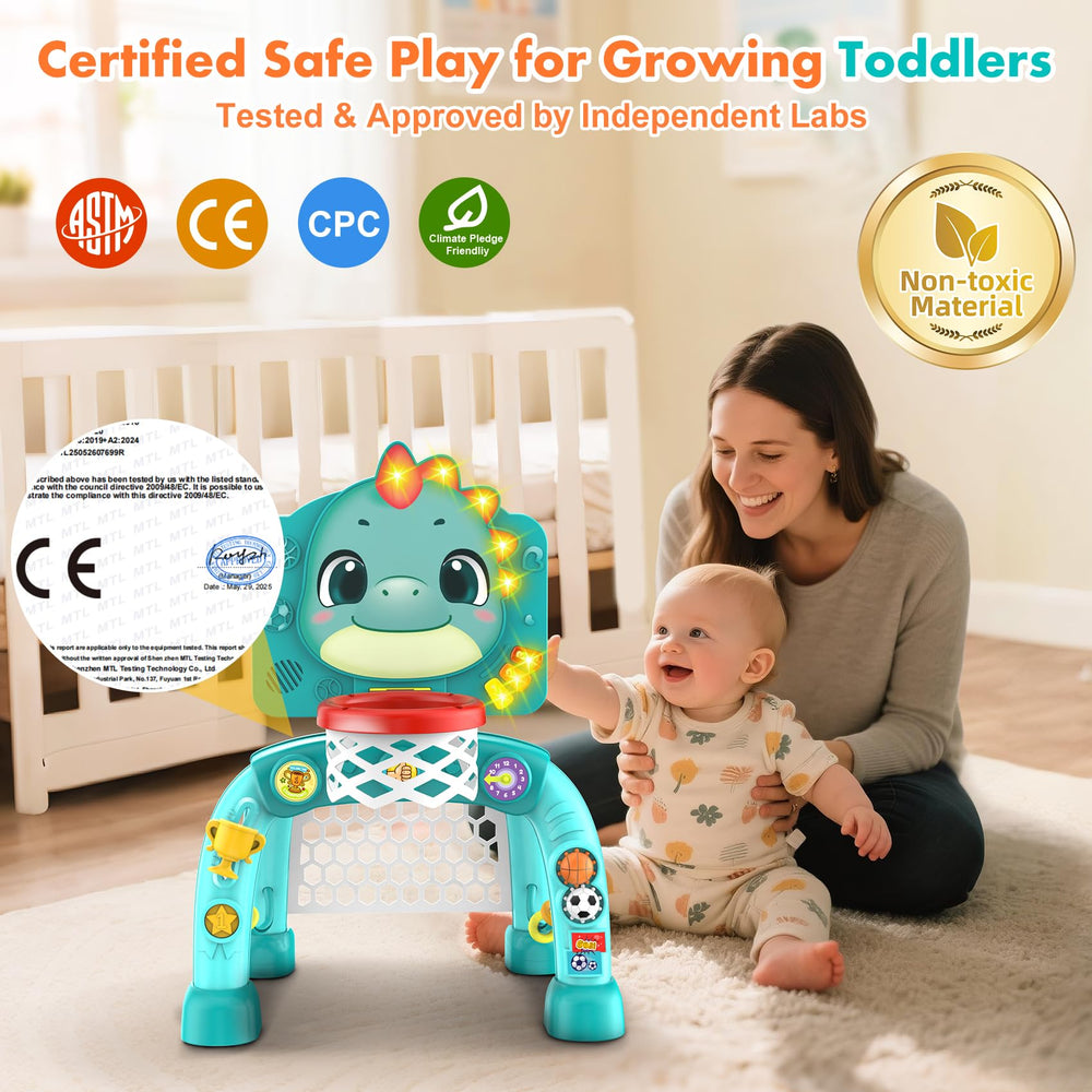 Nicmore dinosaur indoor-outdoor versatility lets kids play anywhere.