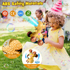 Nicmore safe ABS plastic keeps little hands secure during bubbles and play.