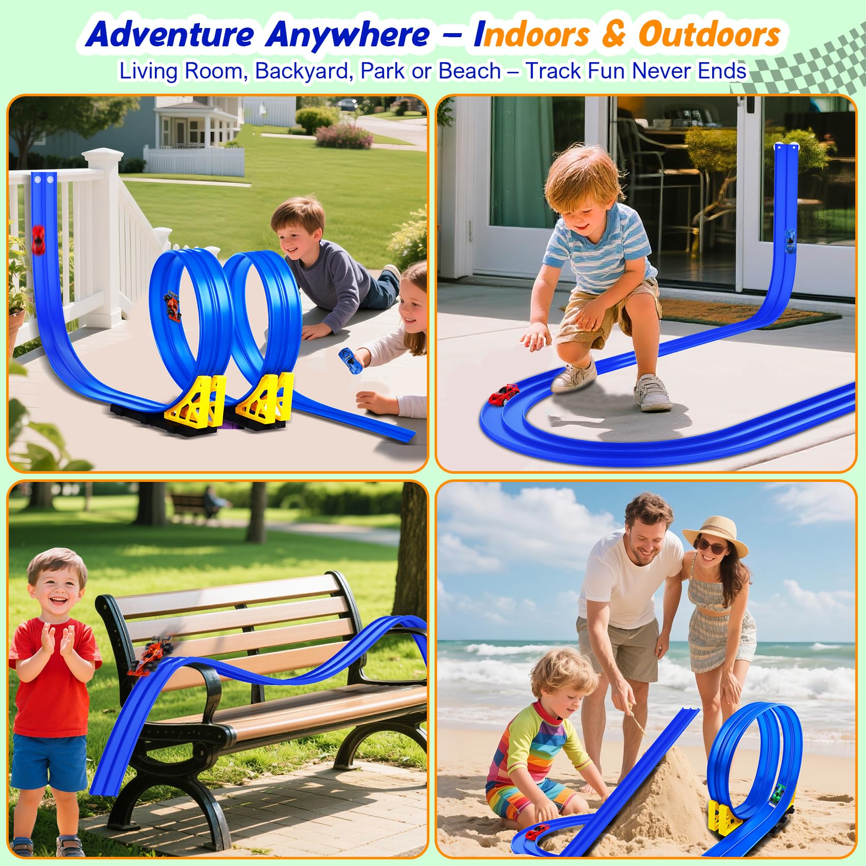 Nicmore waterproof design for indoor and outdoor play