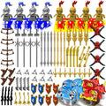 Nicolababe knight armor for compatible minifigures, with durable ABS material