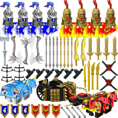 Nicolababe minifig helmet for knights enhances imaginative play