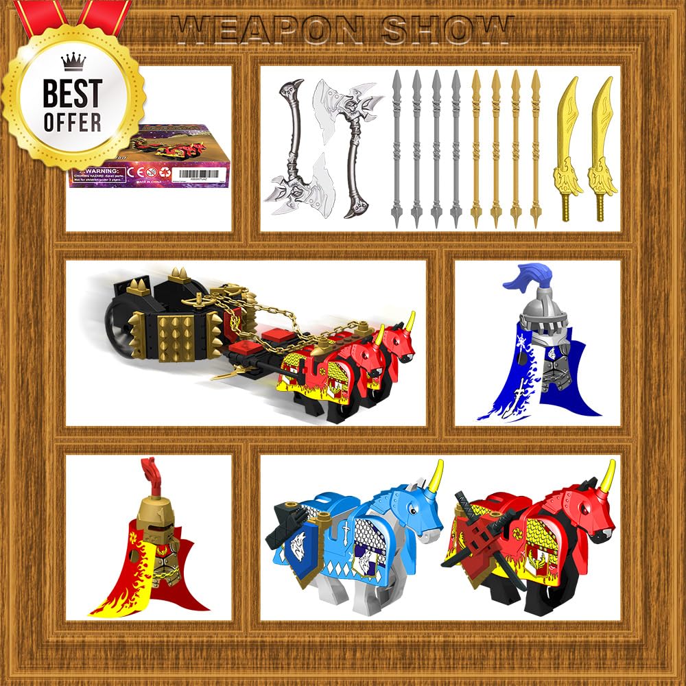 Nicolababe minifig shield adds authentic medieval look