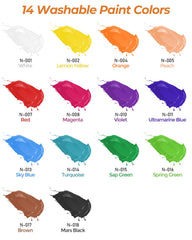 Nicpro oversized 8.4oz bottles with flip-top caps for less mess and bold coverage.