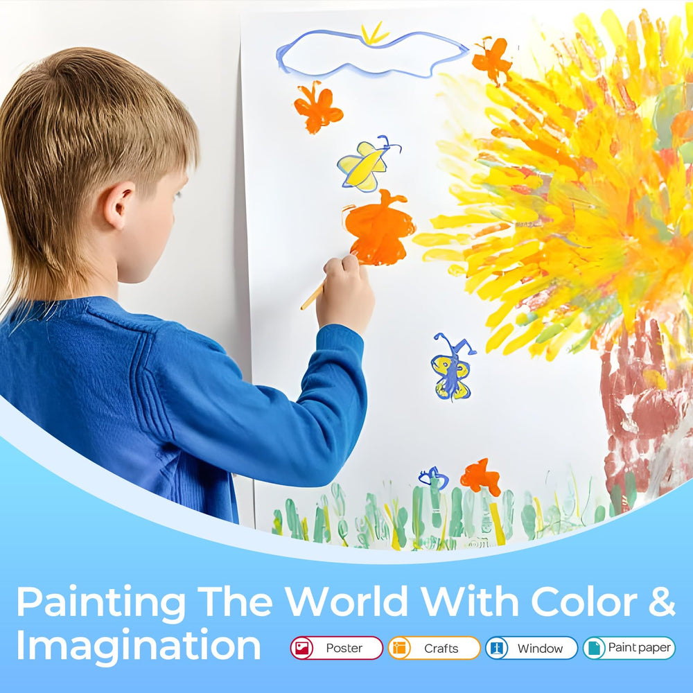 Nicpro artwork session demonstrates early learning through color play