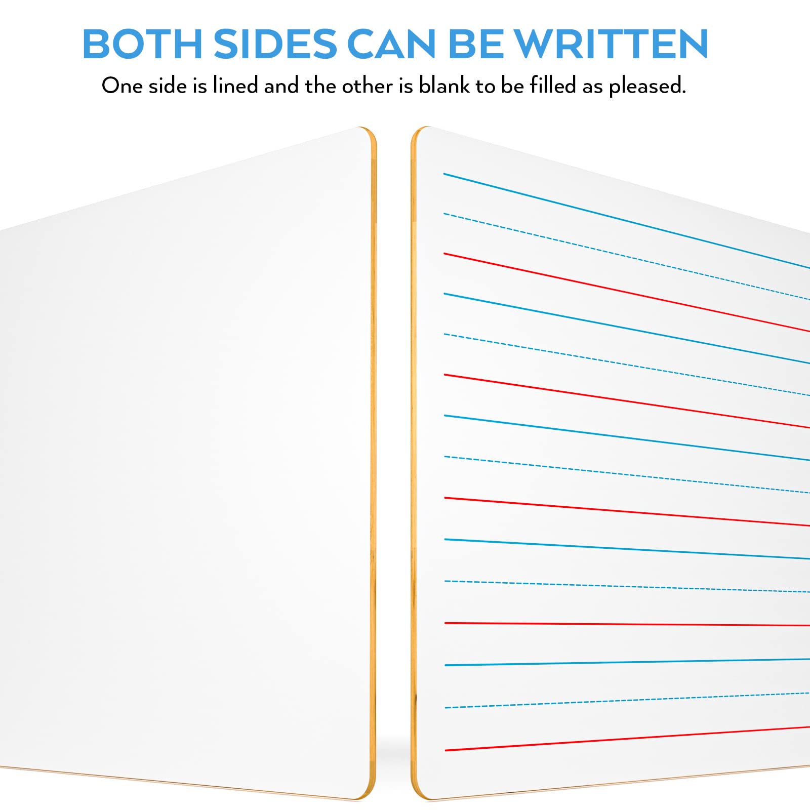 Nicpro double-sided lapboard layout maximizing writing and drawing space.
