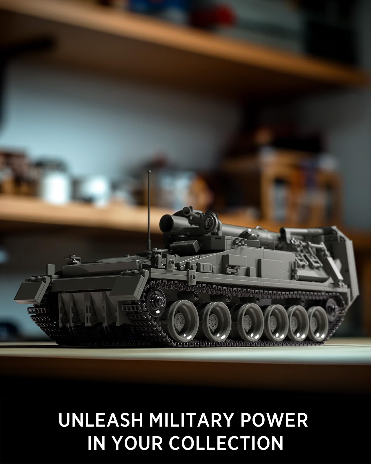 Nifeliz 2S4 mortar model interior detail highlights realistic gear and construction.