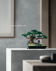 Nifeliz CHAN Bonsai Tree Building Set assembly stage inviting focused, calming activity
