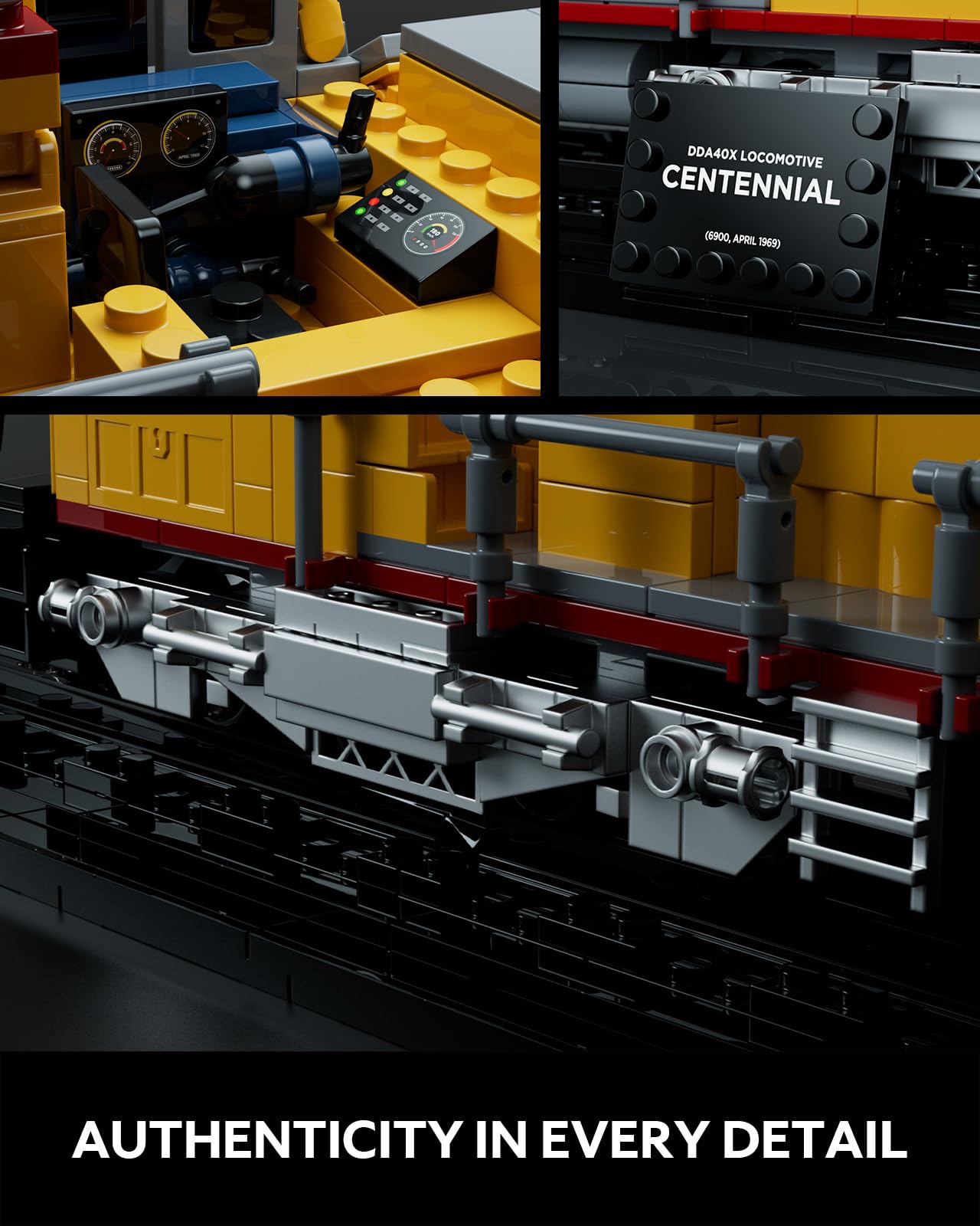 Nifeliz DDA40X track base with nameplate for display