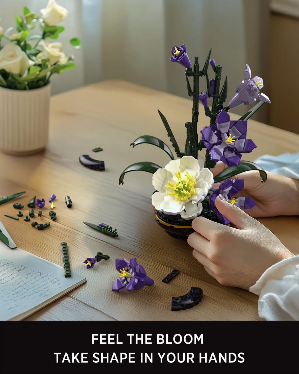 Nifeliz Gladiolus building set color palette with soft natural hues for calming decor
