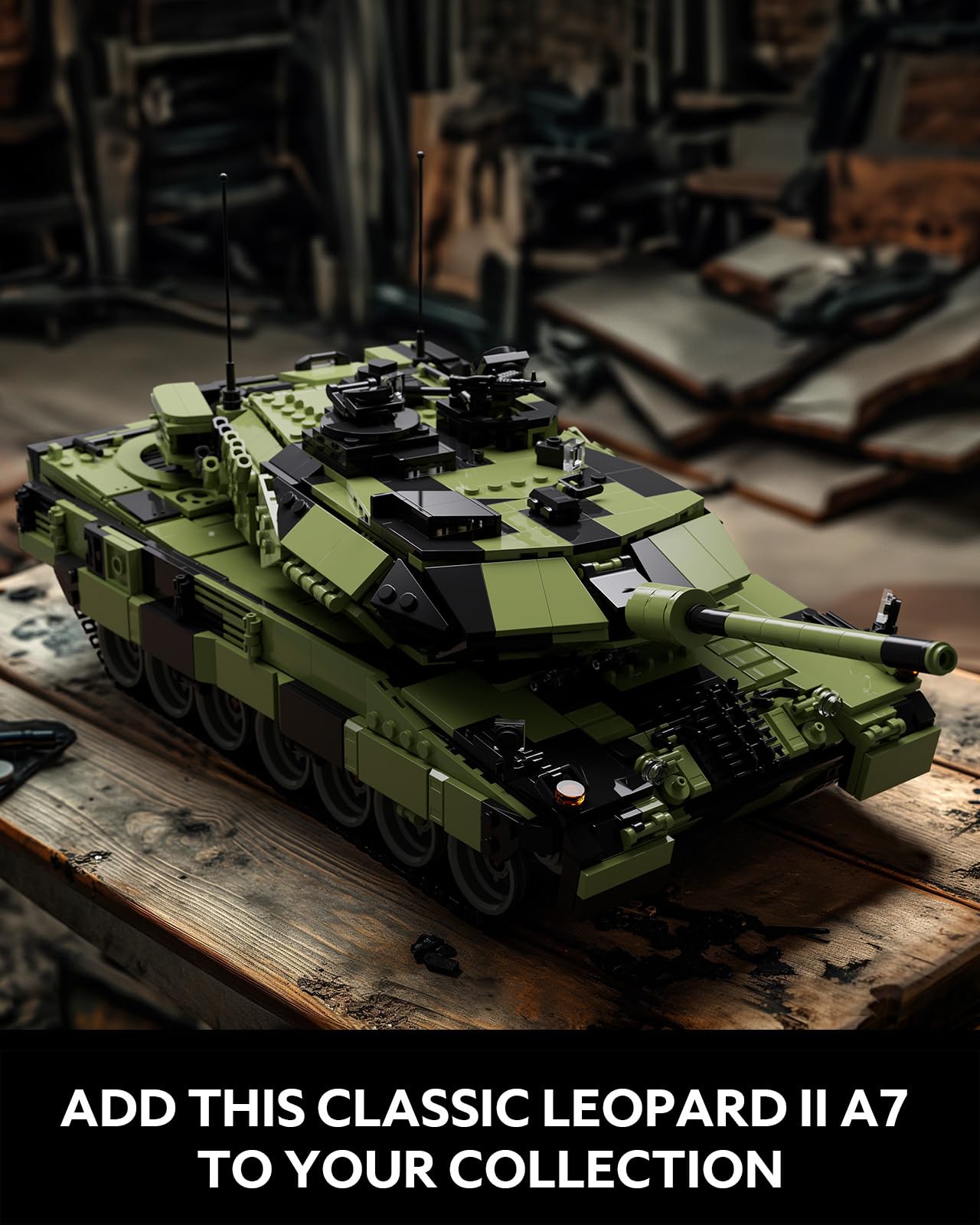 Nifeliz Leopard II A7 tank interior detail shows opening panels for realism