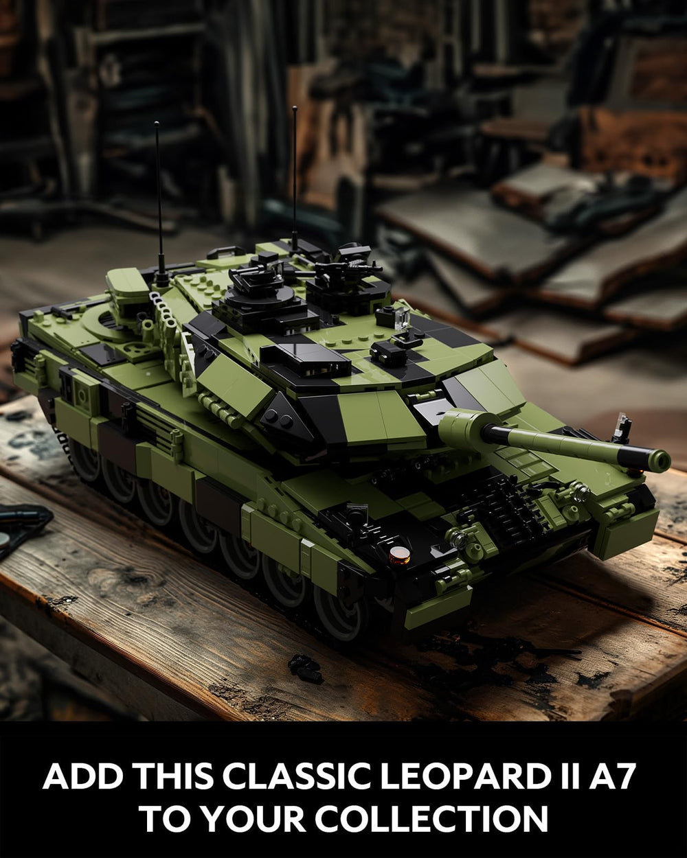 Nifeliz Leopard II A7 tank interior detail shows opening panels for realism