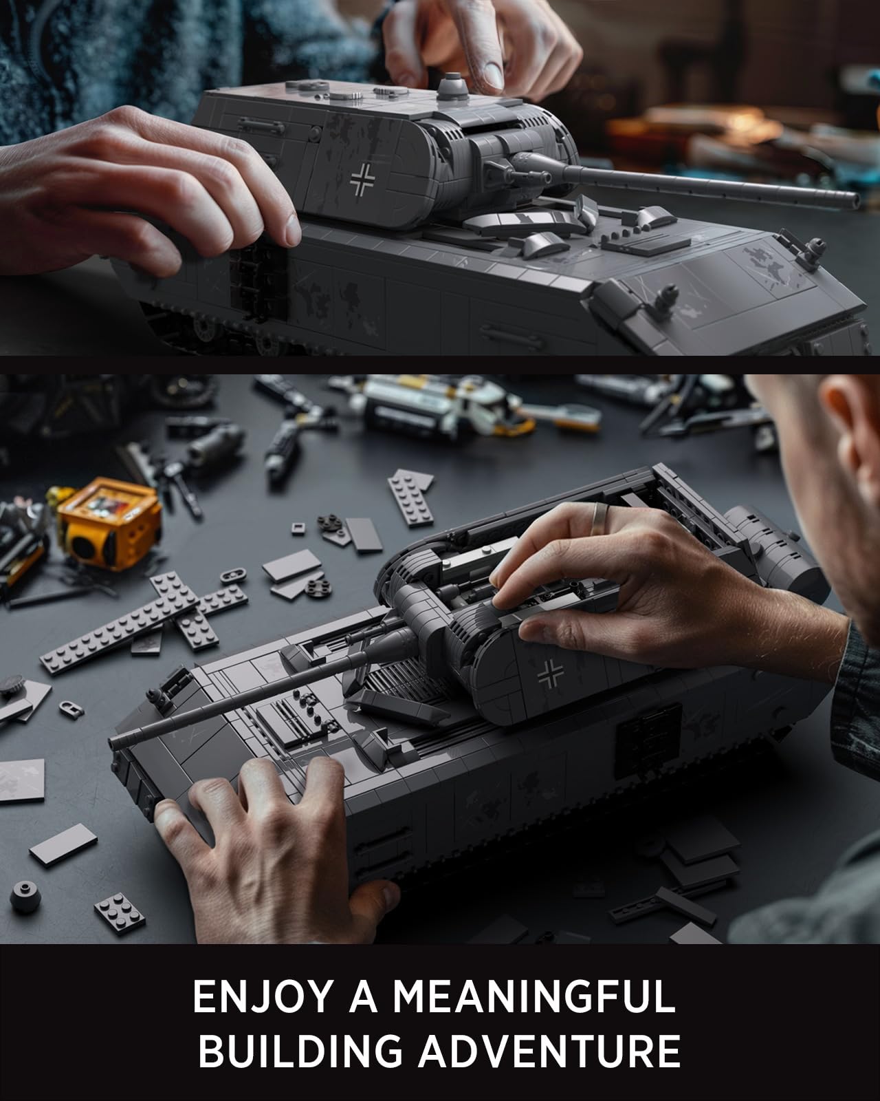 Nifeliz Maus Tank interior details add realism for display and study.