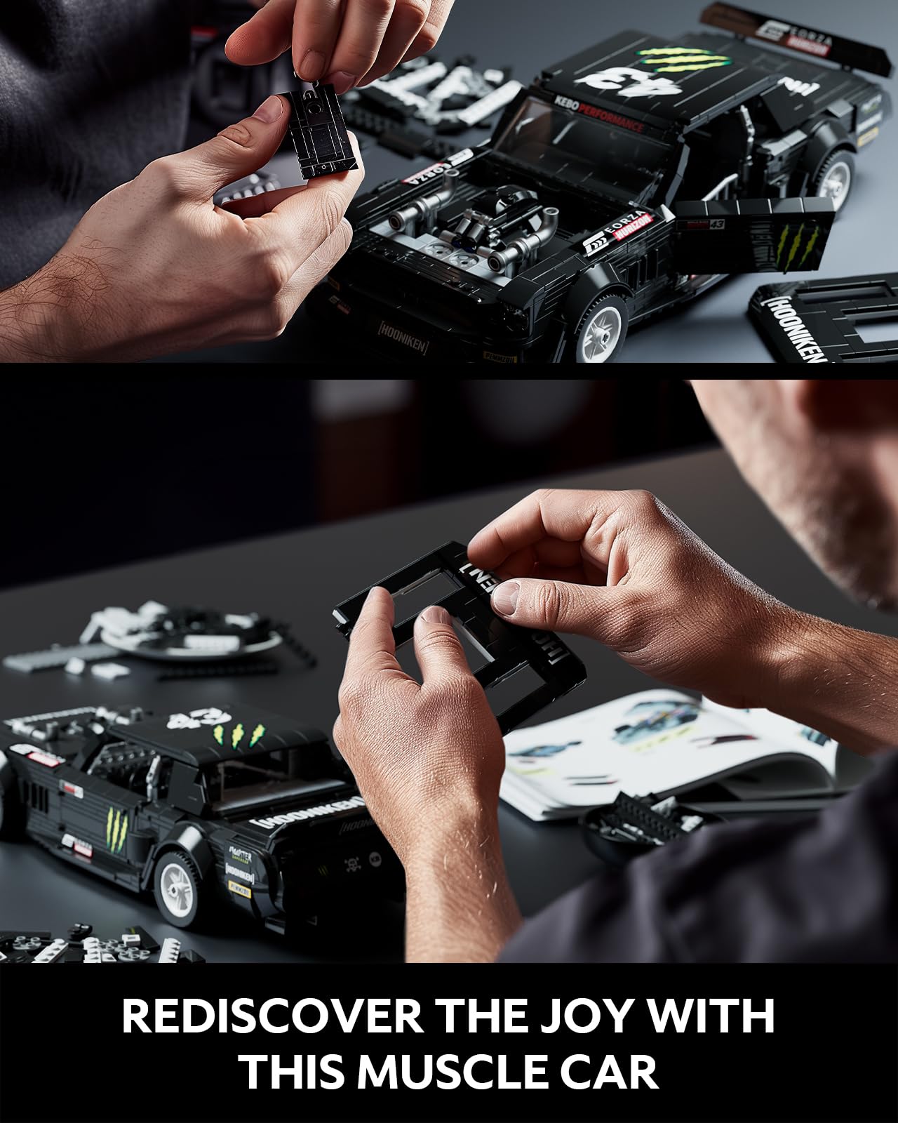 Nifeliz Mini HOONIKEN twin turbo detail, enhances model realism