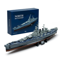 Nifeliz North Battleship front view highlighting detailed craftsmanship for display