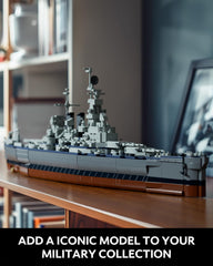Nifeliz North Battleship side view showing scale and silhouette for builders
