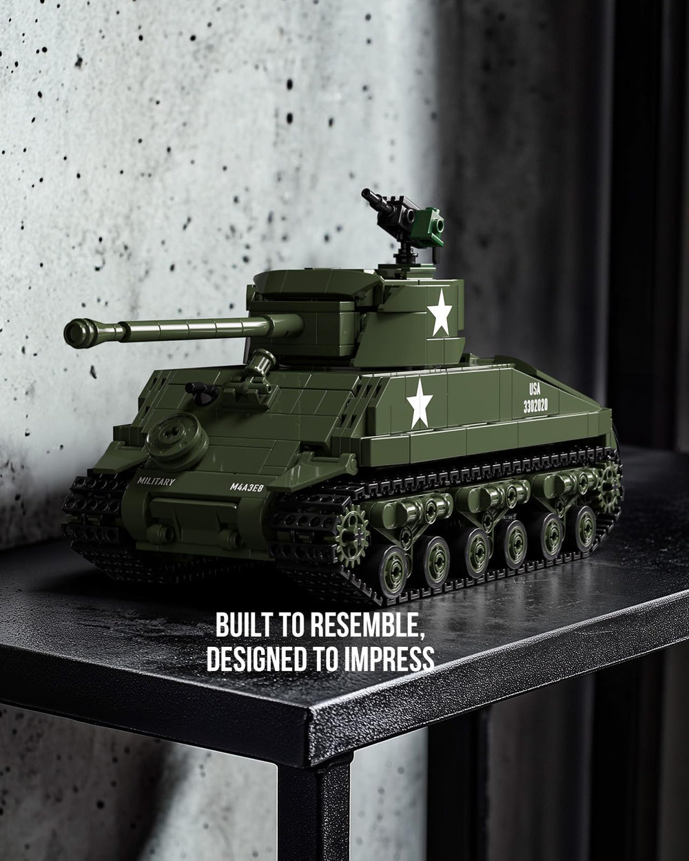 Nifeliz Sherman tank modular construction eases building in stages