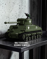 Nifeliz Sherman tank modular construction eases building in stages