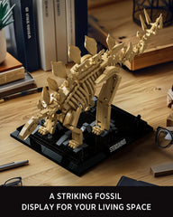 Nifeliz Stegosaurus rocky terrain scene for dioramas