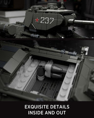 Nifeliz T34/85 Tank bagged pieces showcase organized construction.