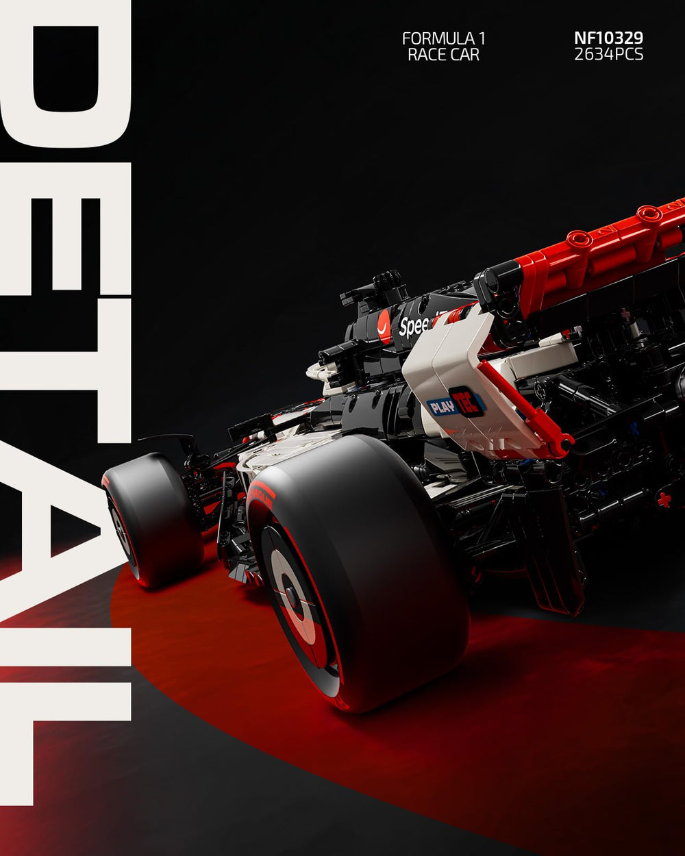 Nifeliz V25 F1 model set compact, striking display piece for motorsport enthusiasts